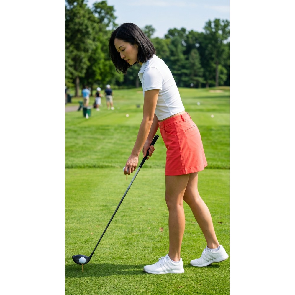 Polo Golf Ralph Lauren Women 4 Coral Pink Performance Skort Country Club Preppy‎
